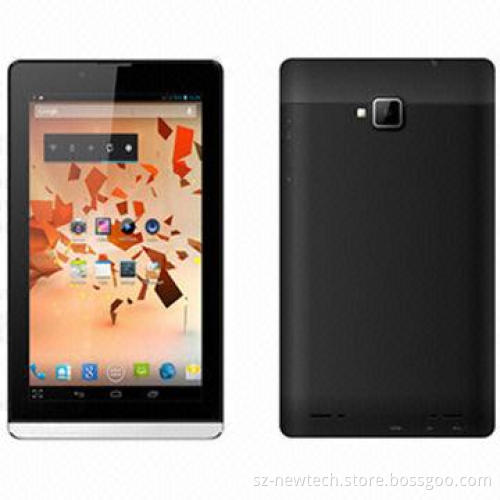 7-inch 3G Phone Tablet PC, MTK8382 Quad Core, 1GB RAM/8GB ROM/HD Screen/Bluetooth/GPS/FM